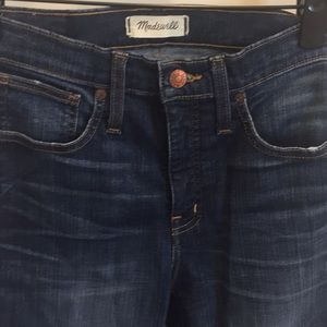 Madewell Slim Straight blue jeans, size 27